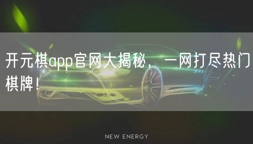 开元棋app官网大揭秘,一网打尽热门棋牌!